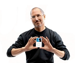 Steve Jobs Holding iPod (http://allaboutstevejobs.com/bio/long/10.html ())